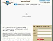 Tablet Screenshot of holidaytravelincentives.com